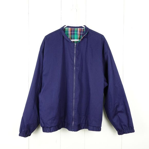 Pendleton Knockabout Reversible Full Zip Jacket Tartan Print Mens SZ XL Blue - Picture 8 of 15